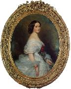 Franz Xaver Winterhalter Anna Dollfus, Baronne de Bourgoing oil painting picture wholesale